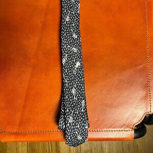 The Kooples Guitar Pattern Skinny Neck Tie